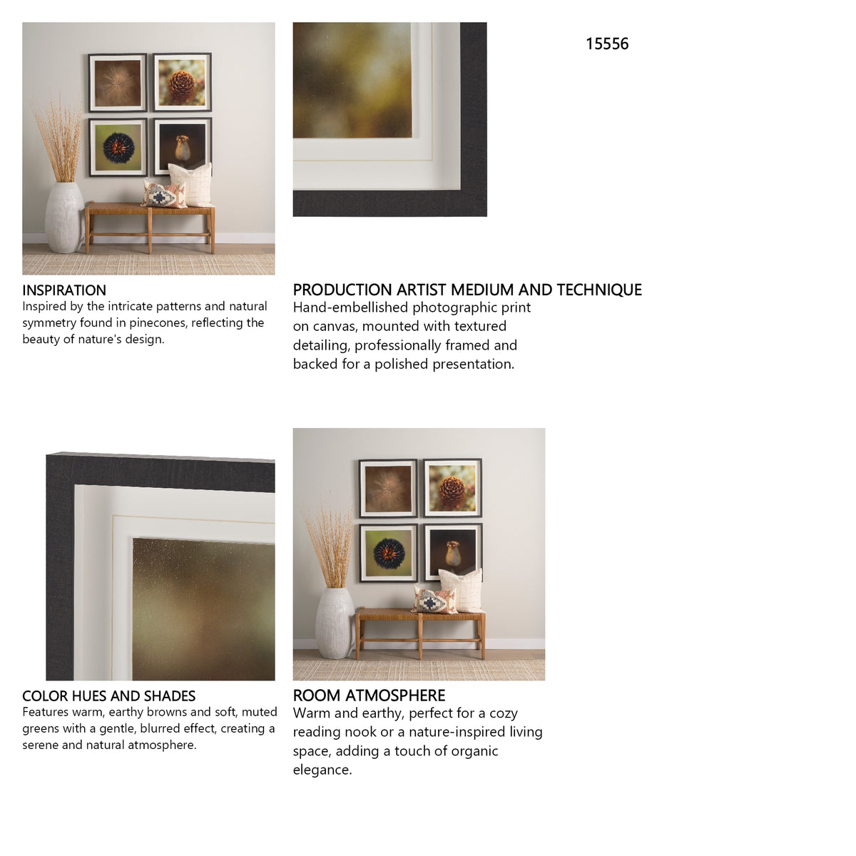 Down to Earth by Stig Kalvelid a Hand Embellished Framed Photo Art Print Matted under Glass from Mercana - Luna Furniture