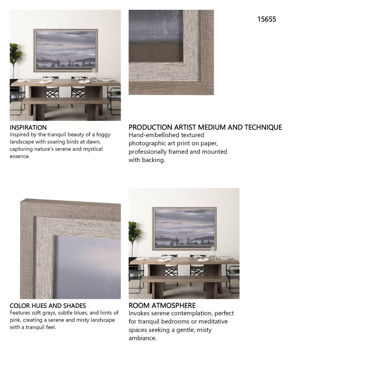 Cool Change by Nancy Crowell a Hand Embellished Framed Photo Art Print Matted under Glass from Mercana - Luna Furniture