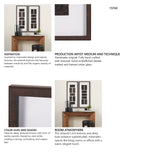 Grouped Bricks (Set of 2) by Studio M a handmade Original Framed Artwork under Glass from Mercana - Luna Furniture