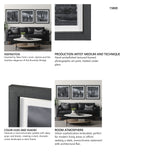 Brooklyn Bridge (Set of 3) by Richard Silver Textured Framed Art Print Matted under Glass from Mercana - Luna Furniture