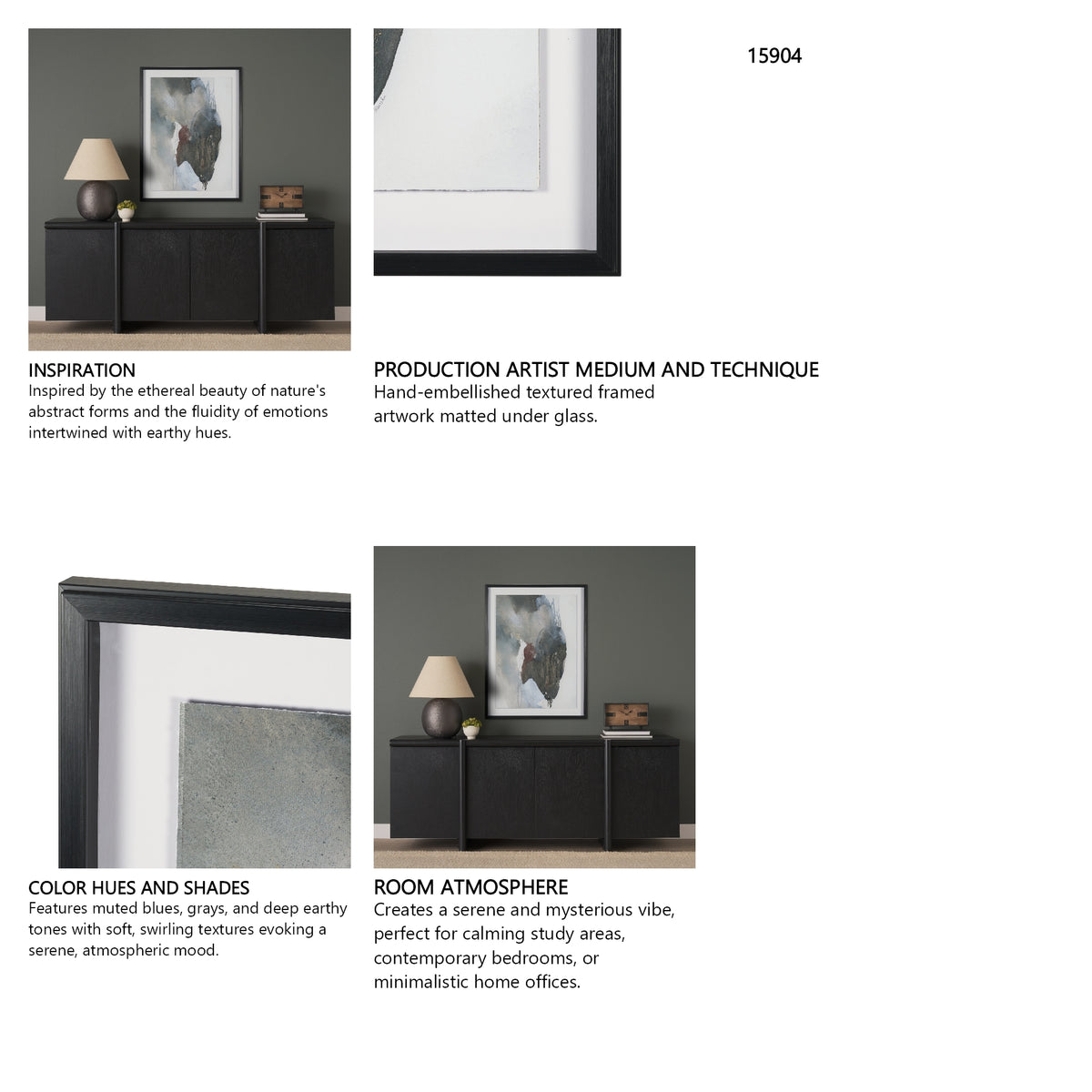 Ediface I by Ira Havuka Hand Embelished Textured Framed Artwork Matted under Glass from Mercana - Luna Furniture