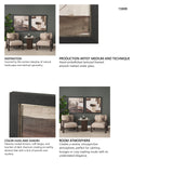 Quiet Constructs I by Mercana Studio Hand Embelished Textured Framed Artwork Matted from Mercana - Luna Furniture