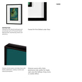 Thousand Islands GO (M) by Mercana Studio Framed Artwork Matted under Glass from Mercana - Luna Furniture