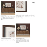 Bow Ties by Mercana Studio Hand-Embellished Framed Artwork Matted under Glass from Mercana - Luna Furniture