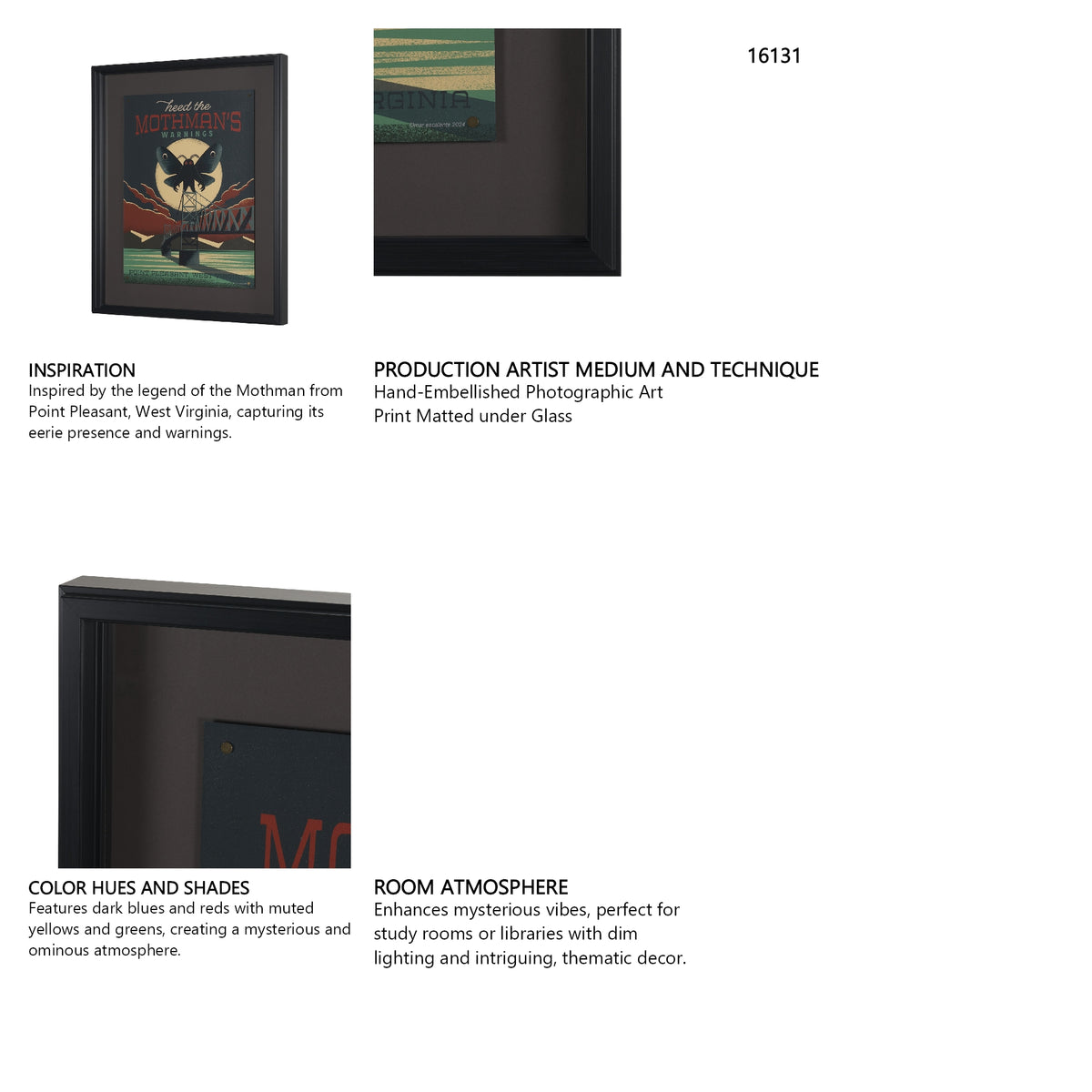Cryptid Tourism IV by Omar Escalante Textured Framed Artwork Matted under Glass from Mercana - Luna Furniture