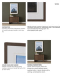 Breezy Blue Escape by Lotte Gronkjaer FramedPhoto Print Matted under Glass from Mercana - Luna Furniture