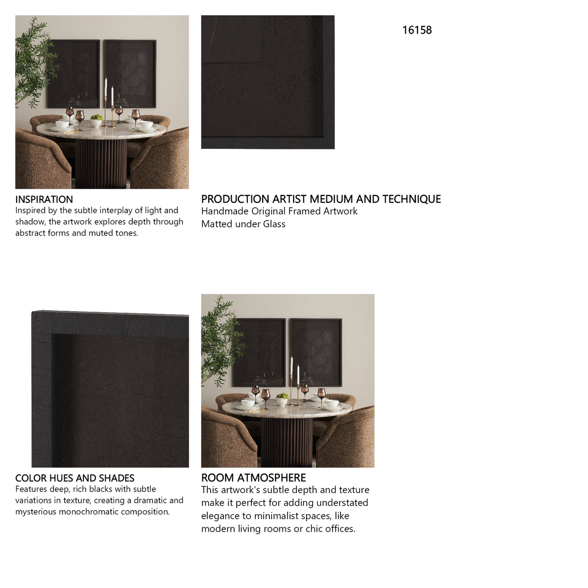 Traverse I by Mercana Studio Handmade Original Framed Artwork Matted under Glass from Mercana - Luna Furniture