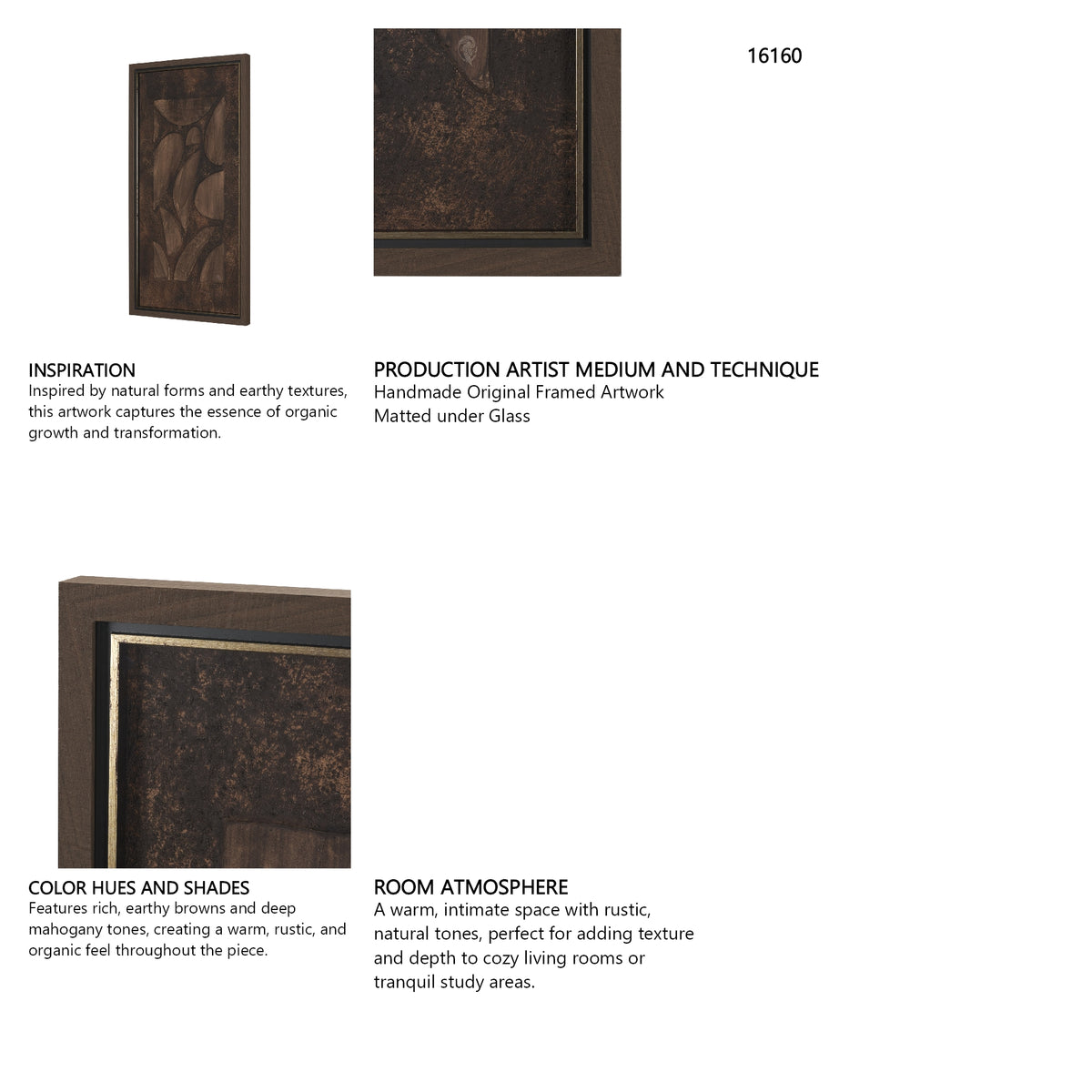 Silt I by Mercana Studio Handmade Original Framed Artwork Matted under Glass from Mercana - Luna Furniture