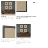 Spanish Tile Dark I by Mercana Studio Textured Framed Artwork Matted under Glass from Mercana - Luna Furniture