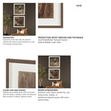 Molly by Mercana Studio Hand-Embellished Textured Framed Artwork Matted Under Glass from Mercana - Luna Furniture