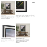 Kauai Jungle Dream by Stefan and Audrey Textured Framed Photo Print Matted under Glass from Mercana - Luna Furniture