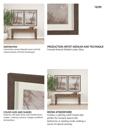 Timber Light I by Mercana Studio Framed Artwork Matted under Glass from Mercana - Luna Furniture
