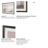 Lowland Fog by Mercana Studio Hand-Embellished Textured Framed Artwork Matted under Glass from Mercana - Luna Furniture