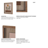 Southwestern Landscape No.3 by The Miuus Studio Textured Framed Artwork Matted under Glass from Mercana - Luna Furniture