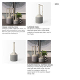 Burton 16.7H Large Two Tone Gray Ceramic Jug Vase from Mercana - Luna Furniture