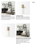Garand Medium 15H Two-Toned White Natural Ceramic Jug from Mercana - Luna Furniture