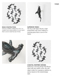 Acus 18H Small Hammerhead Shark Resin Wall Decor from Mercana - Luna Furniture