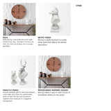 Murray 6L x 5W White Resin Business Fox from Mercana - Luna Furniture