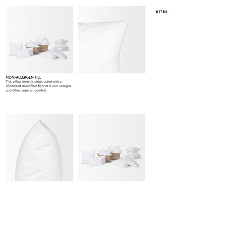 22 x 22 Non-Allergen Pillow insert from Mercana - Luna Furniture