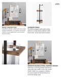 Milton Rustic wall mounted candle holder