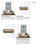 Louis Set of 2 Natural Wood Slated Nesting Trays from Mercana - Luna Furniture