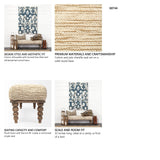 Alder II 55L x 16W Cream Upholstered Seat Wooden Base Accent Bench from Mercana - Luna Furniture