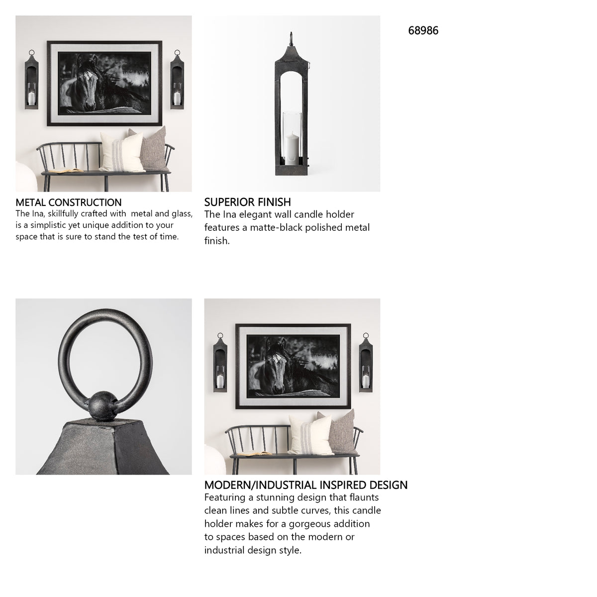 Ina (Wall) Candle Holder