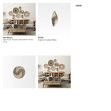 Luna 12.0L x 12.0W x 2.0H Light Brown Seagrass Round Wall Hanging Plate from Mercana - Luna Furniture