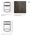 Arlo 20.5L x 20.5W x 24.4H Brown Wood W/Black Metal End Table from Mercana - Luna Furniture