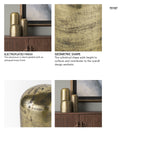 Quonset Tall Brass Finished Aluminum Metal Ornament from Mercana - Luna Furniture