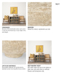 Sonu Set of 2 Beige Paper Mache Half-Pot Bowls from Mercana - Luna Furniture