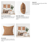 Jack Rust Linen Square Decorative Pillow Cover w/Down Filler, Set of 2 from Mercana - Luna Furniture