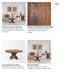 Heidi Reclaimed Brown Wooden Coffee Table from Mercana - Luna Furniture