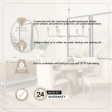 Fitzgerald 60" Light Brown Wood Dining Table from Mercana - Luna Furniture