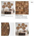 Into the Abyss II Light Brown Wood 24" Wall Decor from Mercana - Luna Furniture