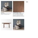 Sohan Dark Brown Elm Wood Oblong Desk from Mercana - Luna Furniture