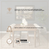 Suvan 84L Light Brown Rectangular Oak Wood Dining Table from Mercana - Luna Furniture