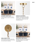 Tosha 1-Light Tapered Cotton Rope Drum Pendant from Mercana - Luna Furniture