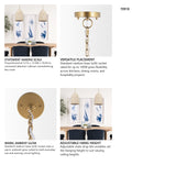 Tosha 1-Light Cotton Rope Bell Pendant from Mercana - Luna Furniture