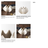 Ulrich Sculptural Cream Glazed Ceramic Vase