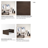 Wesson Dark Brown Wooden Rectangular Coffee Table from Mercana - Luna Furniture