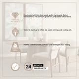 Jovani 94" Solid Light Brown Mango Wood Oval Dining Table from Mercana - Luna Furniture