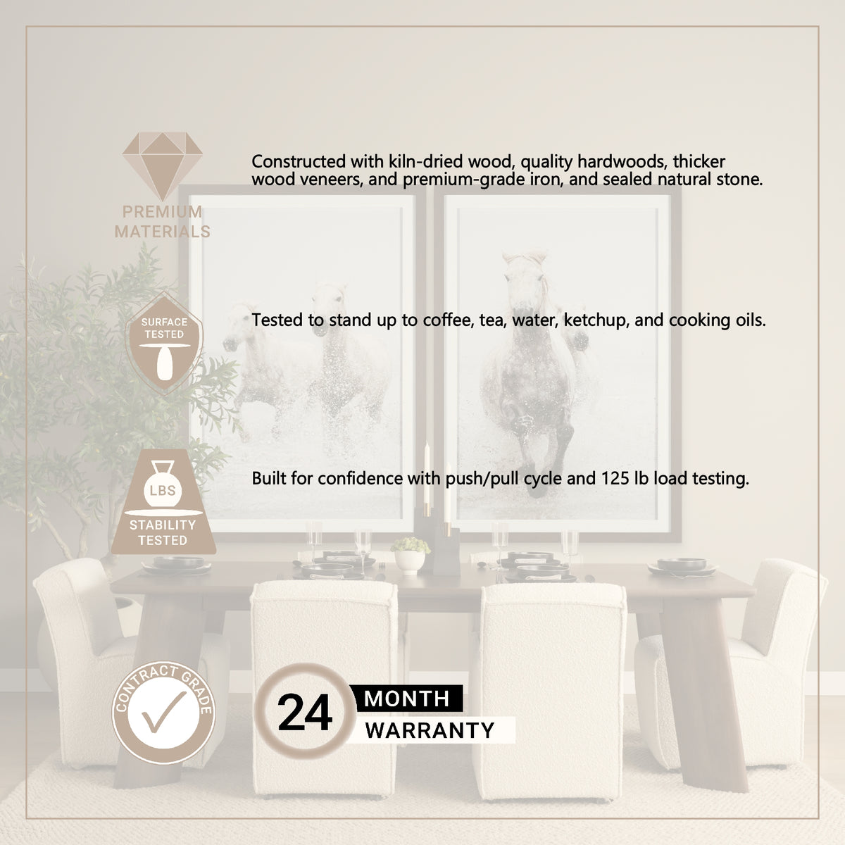 Jonan Solid Dark Brown Mango Wood Rectangular Dining Table from Mercana - Luna Furniture