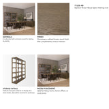 Alden Medium Brown Wood Open Shelving Unit from Mercana - Luna Furniture