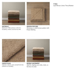 Kambal Sand Woven Cotton Throw Blanket from Mercana - Luna Furniture