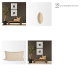 Lowen 14x26 Lumbar Gold Woven Decorative Pillow from Mercana - Luna Furniture