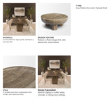 Vasca Gray Marble Decorative Pedestal Bowl from Mercana - Luna Furniture