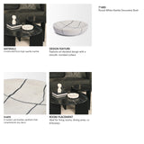 Sintessi Round White Marble Decorative Bowl from Mercana - Luna Furniture
