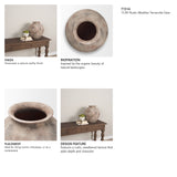 Mattone 15.9H Rustic Weather Terracotta Vase from Mercana - Luna Furniture