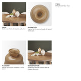 Dune Matte Brown Glass Vase from Mercana - Luna Furniture